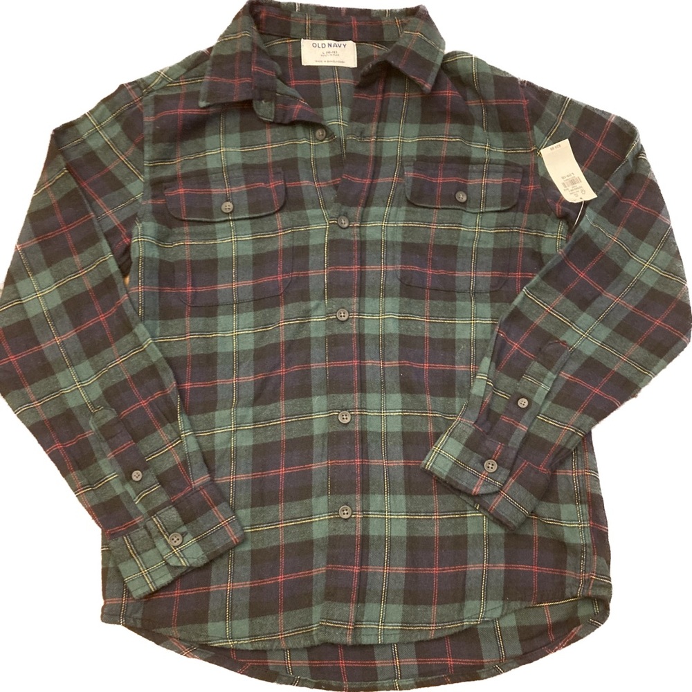 NWT Boys long sleeve flannel.